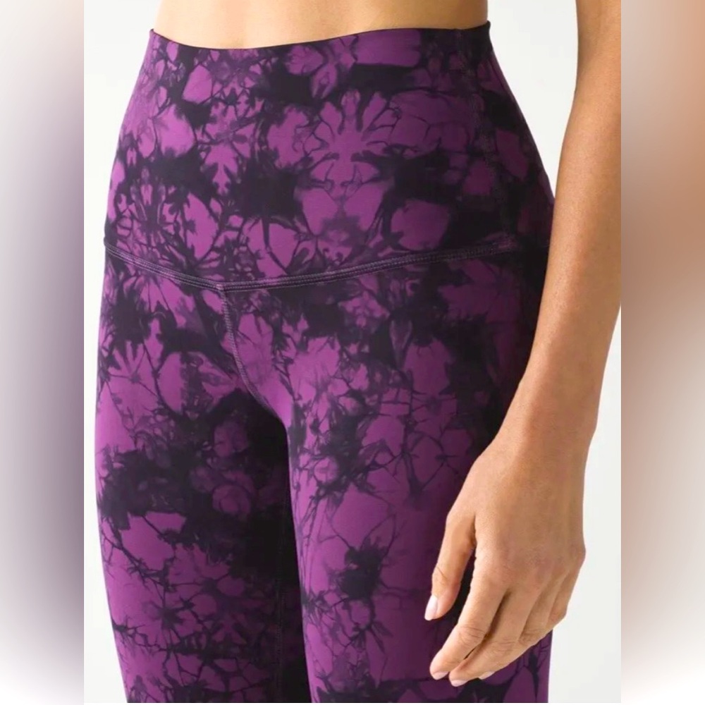 Lululemon Athletica Purple and Black Leggings